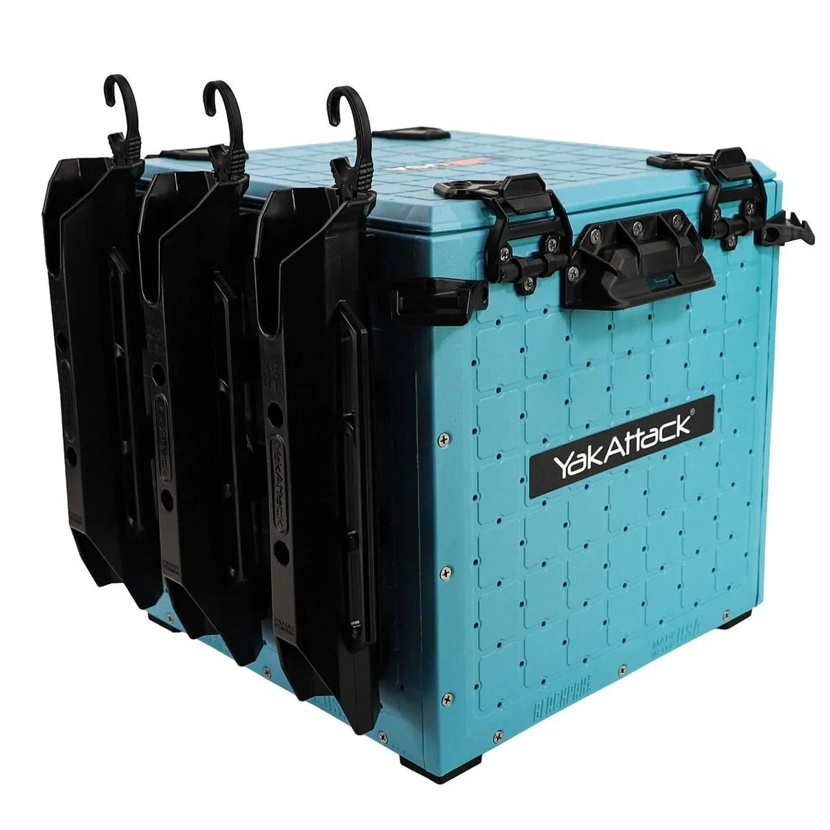 YakAttack BlackPak Pro Kayak Fishing Crate with GridLoc Mounting System