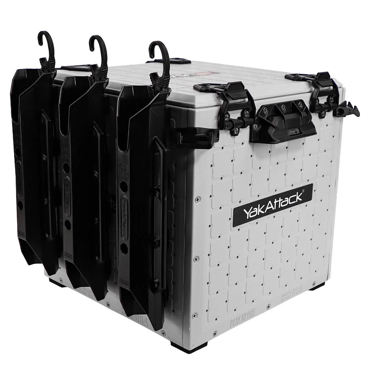 YakAttack BlackPak Pro Kayak Fishing Crate with GridLoc Mounting System
