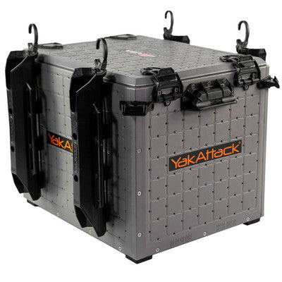 YakAttack BlackPak Pro Kayak Fishing Crate with GridLoc Mounting System