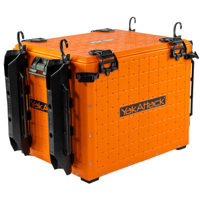 YakAttack BlackPak Pro Kayak Fishing Crate with GridLoc Mounting System