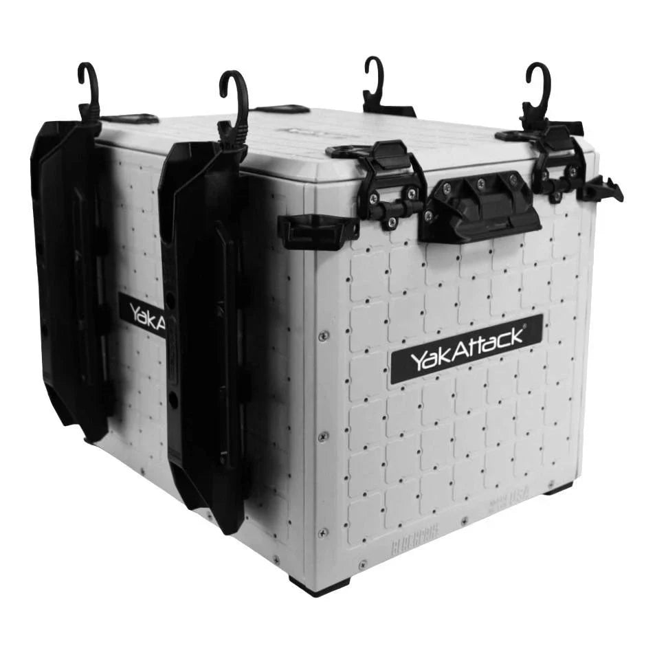 YakAttack BlackPak Pro Kayak Fishing Crate with GridLoc Mounting System