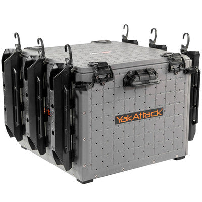 YakAttack BlackPak Pro Kayak Fishing Crate with GridLoc Mounting System
