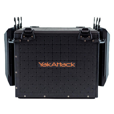 YakAttack BlackPak Pro Kayak Fishing Crate with GridLoc Mounting System
