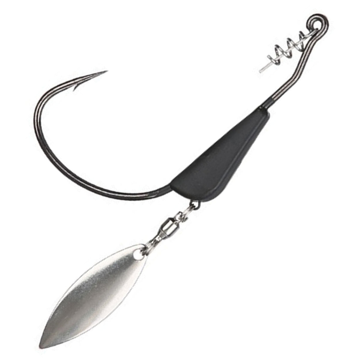 Reaction Tackle Bladed Tungsten Weighted Swimbait Hooks – 3-Pack