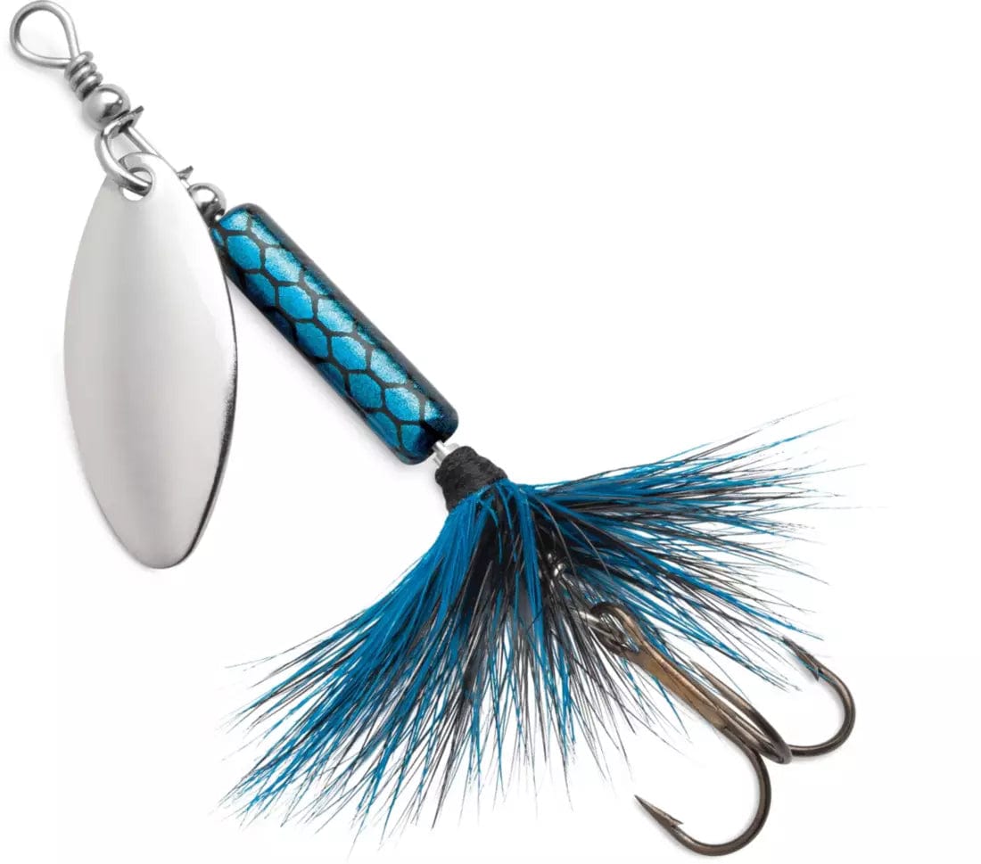 Baits Blue Fox Whip Tail Deep Runner Inline Spinnerbait 1/4oz. Black Blue Blue Fox Whip Tail Inline Spinnerbait | Pescador Fishing Supply