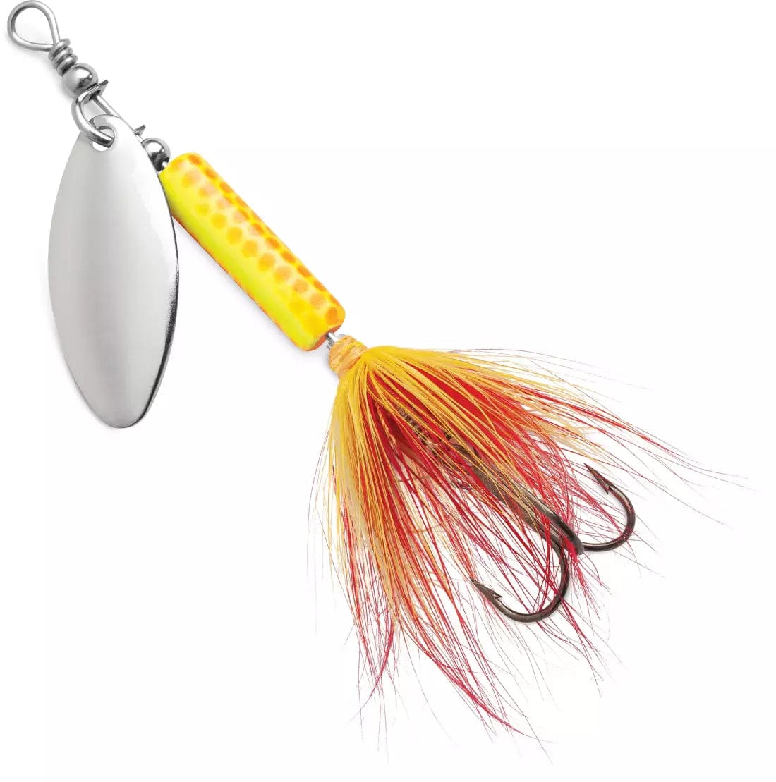 Baits Blue Fox Whip Tail Deep Runner Inline Spinnerbait 1/4oz. Orange Chartreuse Blue Fox Whip Tail Inline Spinnerbait | Pescador Fishing Supply