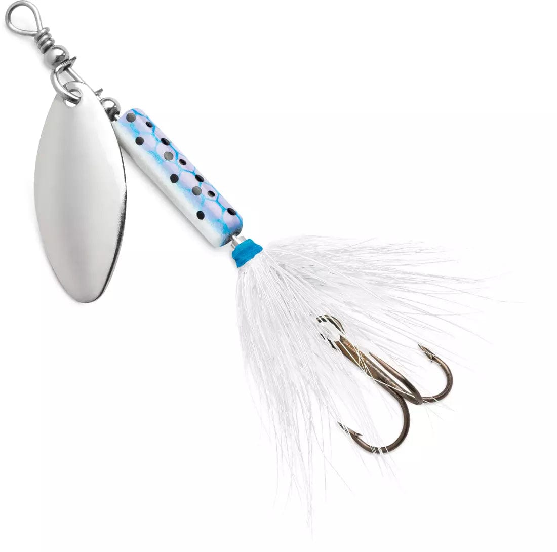 Baits Blue Fox Whip Tail Deep Runner Inline Spinnerbait 1/4oz. Rainbow Trout Blue Fox Whip Tail Inline Spinnerbait | Pescador Fishing Supply