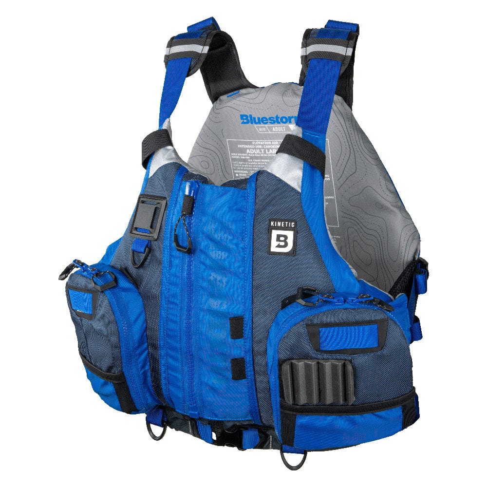 Kayak Accessories Bluestorm Kinetic Kayak Fishing Vest - Deep Blue - L/XL Bluestorm Kinetic Kayak Fishing Vest - Deep Blue - L/XL