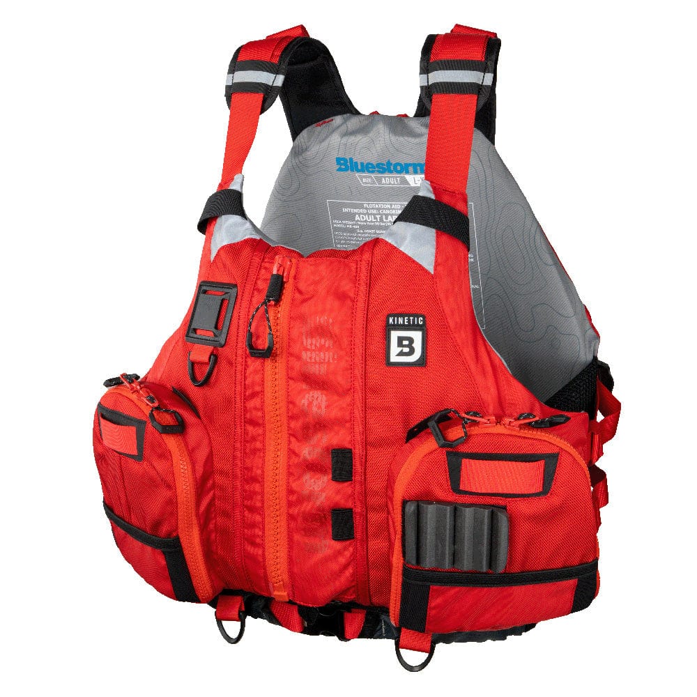 Kayak Accessories Bluestorm Kinetic Kayak Fishing Vest - Nitro Red - 2XL/3XL