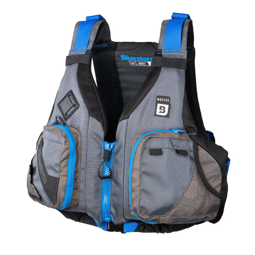 Kayak Accessories Bluestorm Motive Kayak Fishing Vest - Deep Blue - 2XL/3XL