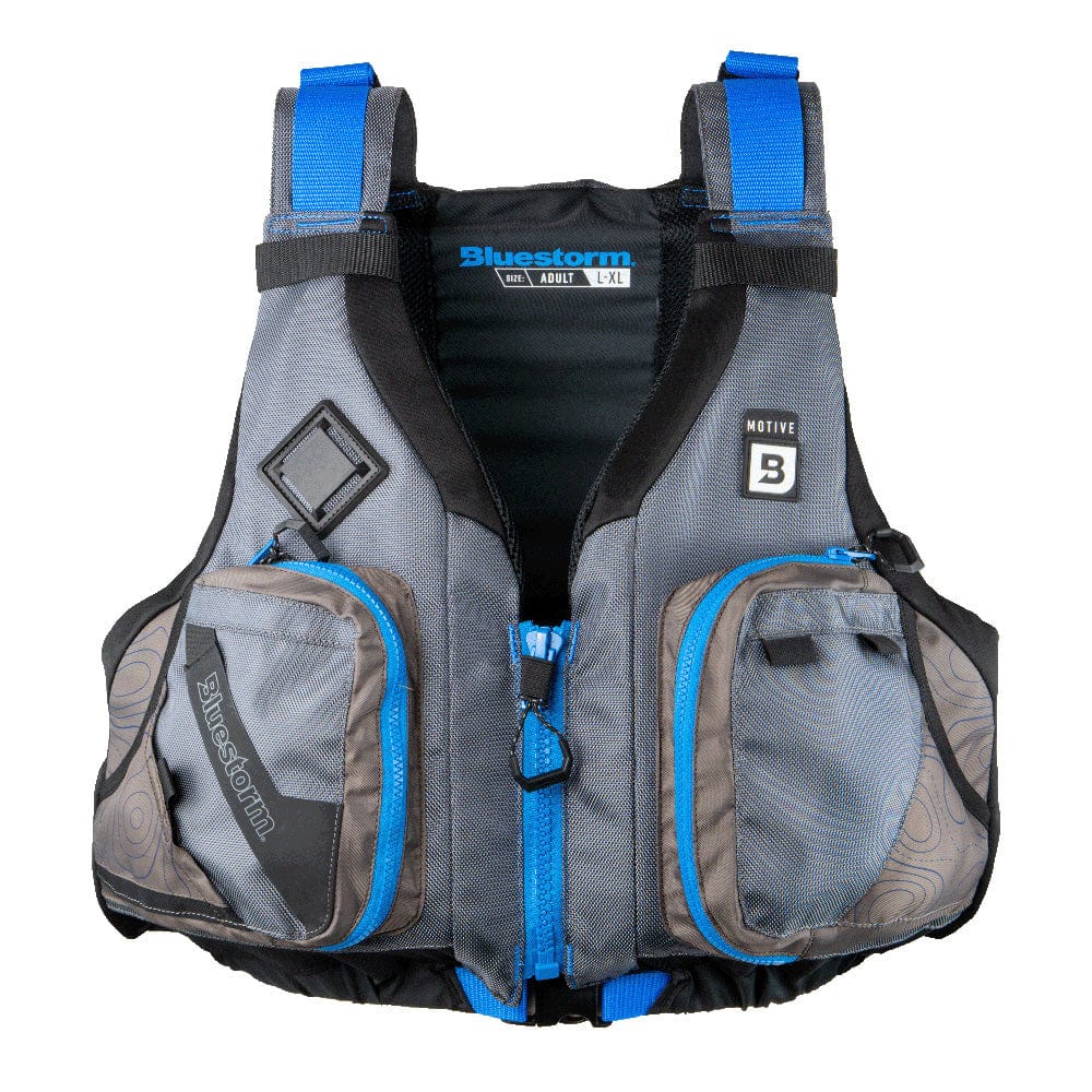 Kayak Accessories Bluestorm Motive Kayak Fishing Vest - Deep Blue - 2XL/3XL