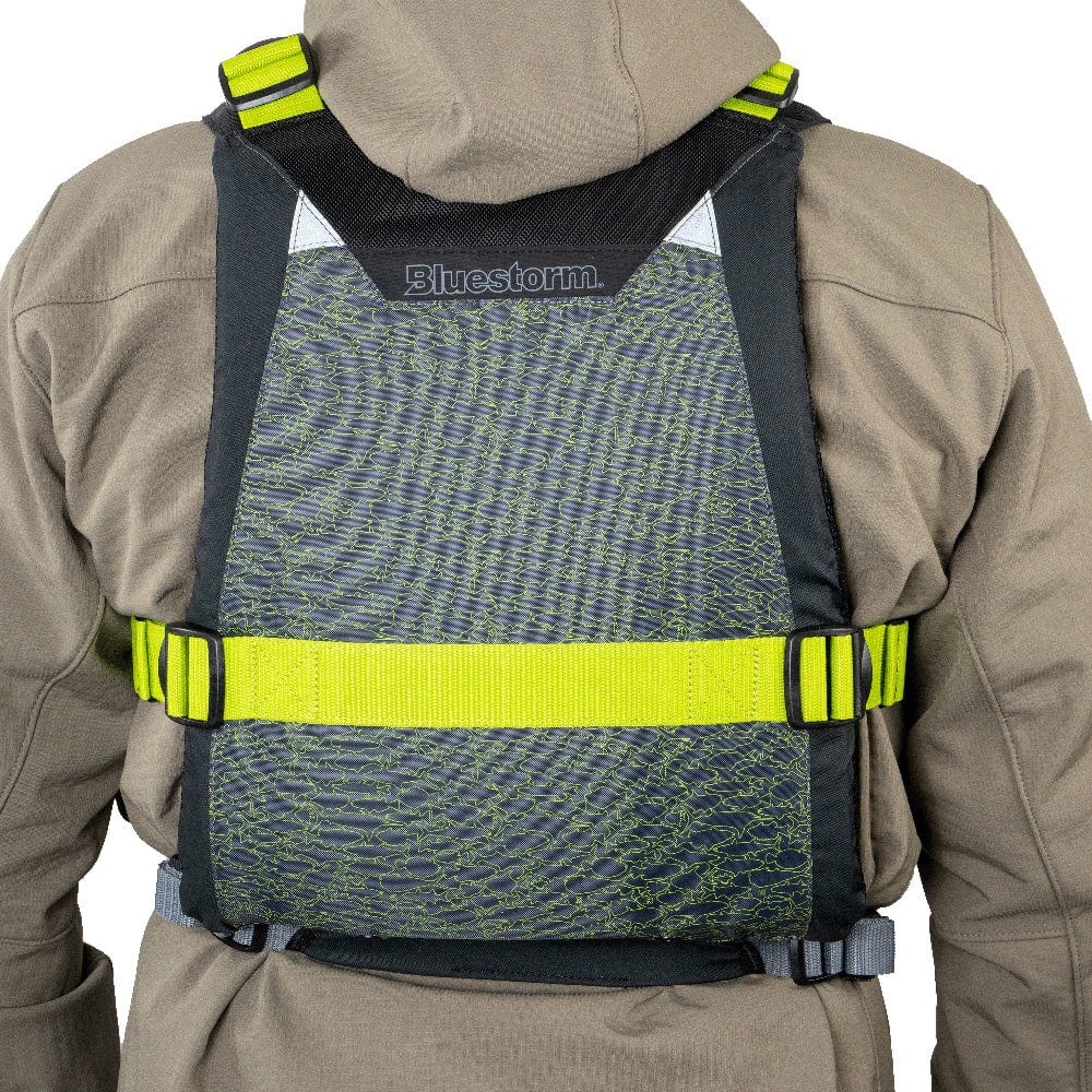 Kayak Accessories Bluestorm Motive Kayak Fishing Vest - Hi-Vis - 2XL/3XL