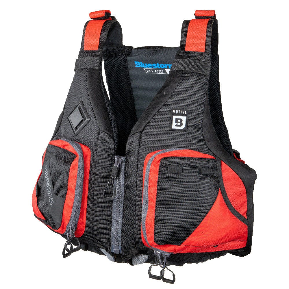 Kayak Accessories Bluestorm Motive Kayak Fishing Vest - Nitro Red - 2XL/3XL