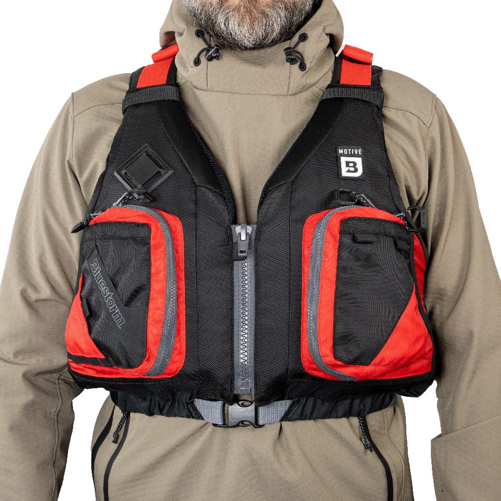 Kayak Accessories Bluestorm Motive Kayak Fishing Vest - Nitro Red - 2XL/3XL