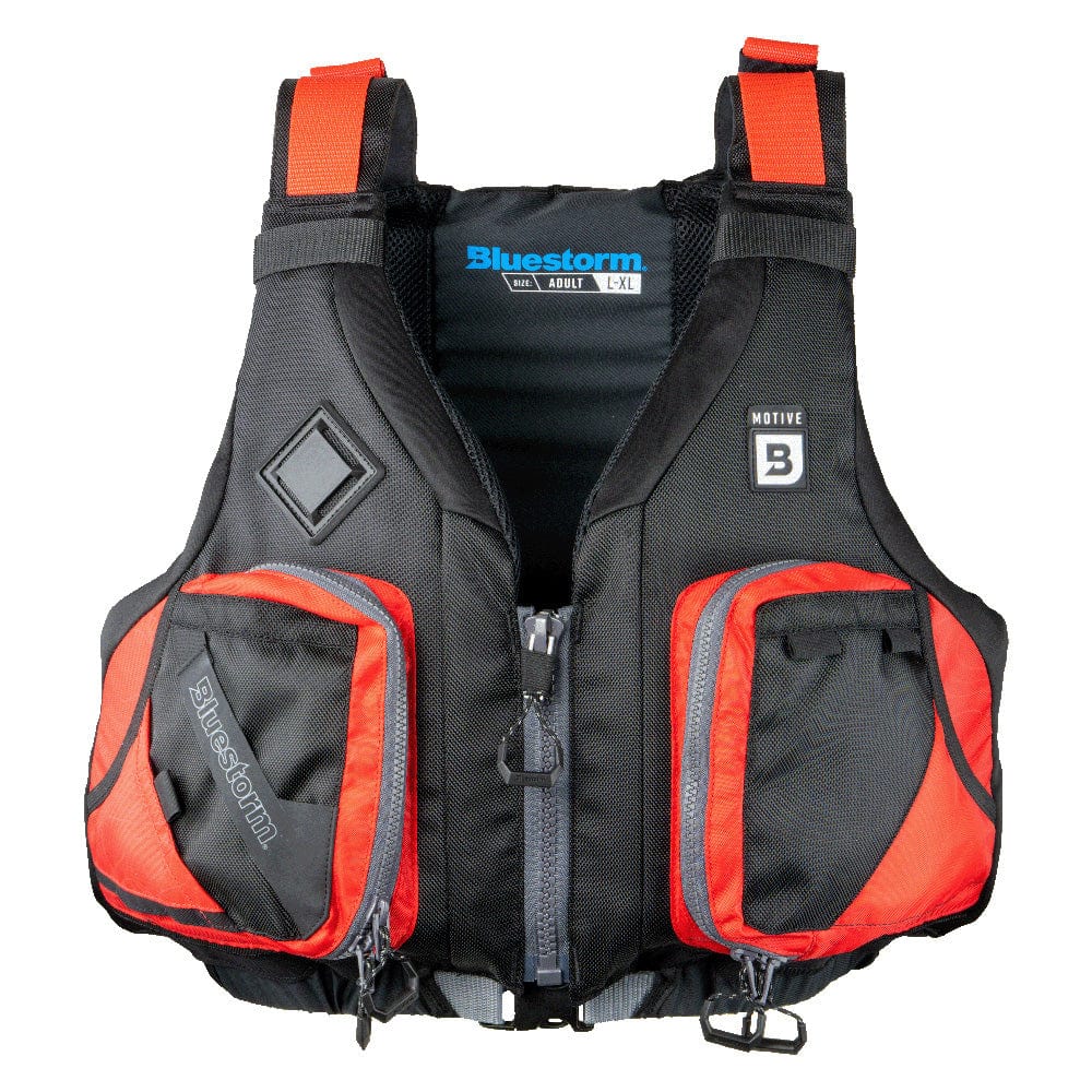 Kayak Accessories Bluestorm Motive Kayak Fishing Vest - Nitro Red - 2XL/3XL