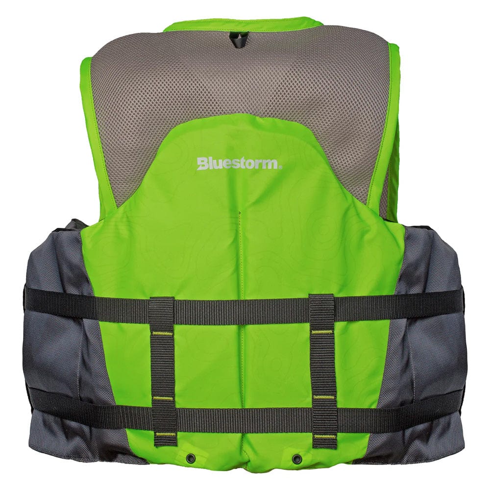 Kayak Accessories Bluestorm Sportsman Adult Mesh Fishing Life Jacket - Hi-Vis - 2XL/3XL