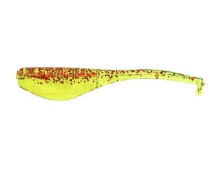 Baits Bobby Garland Itty Bit Swim&#39;R Chartreuse Red Glitter Bobby Garland Itty Bit Swim&#39;R - Pescador Fishing Supply