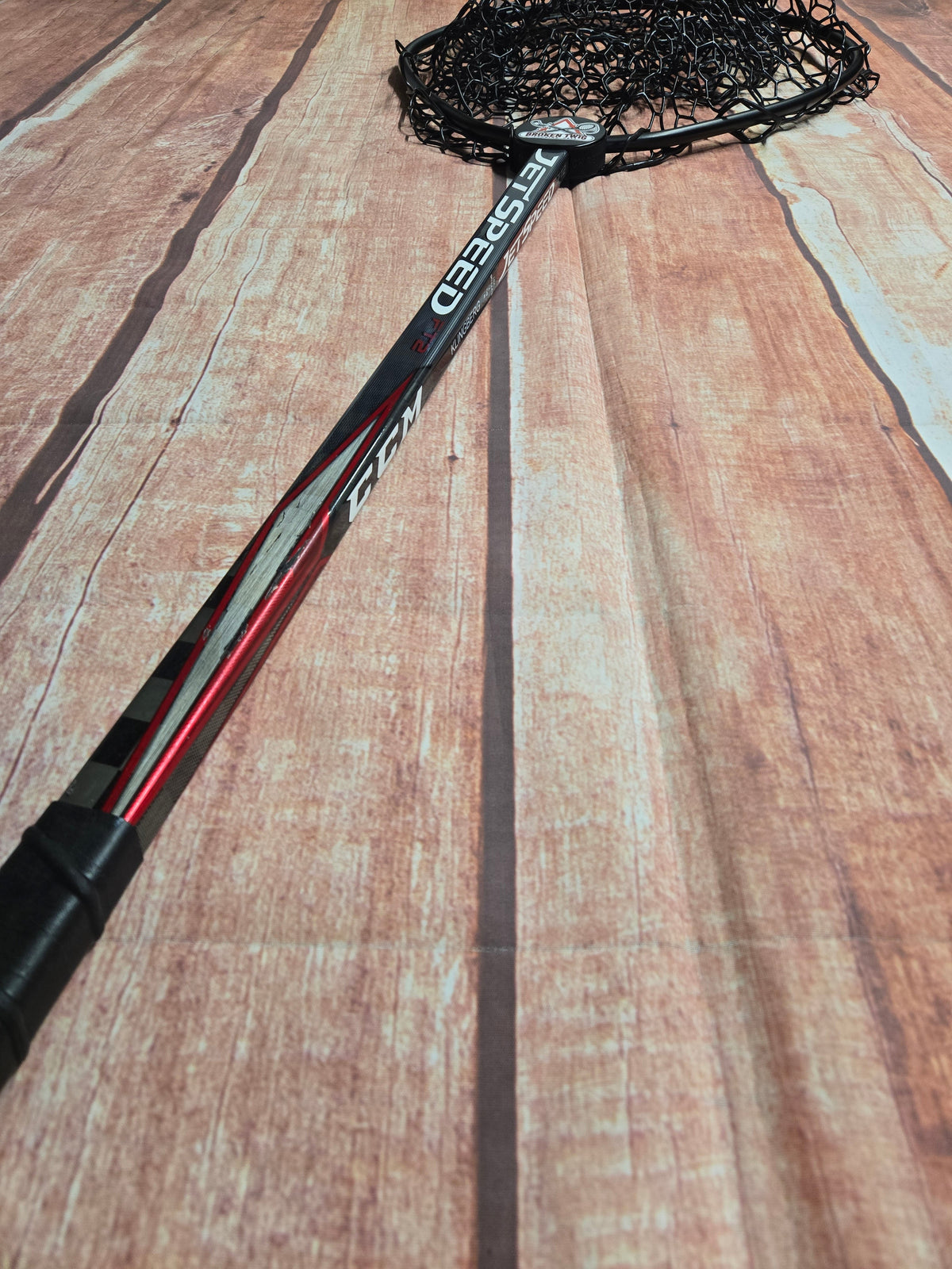 Landing Nets Broken Twig Extra Long Full Strength Landing Net – San Jose Sharks Player Broken Twig Extra Long Full Strength Landing Net – San Jose Sharks