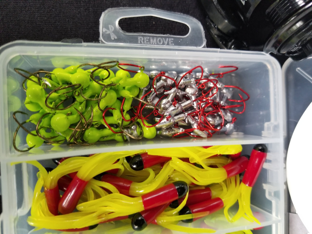 Spinning Combo Cam's 10ft Yaannk Stick Crappie Combo w/ Tri-Color Tube Kit Cam's 10ft Yaannk Stick Crappie Combo with Tri-Color Tube Kit