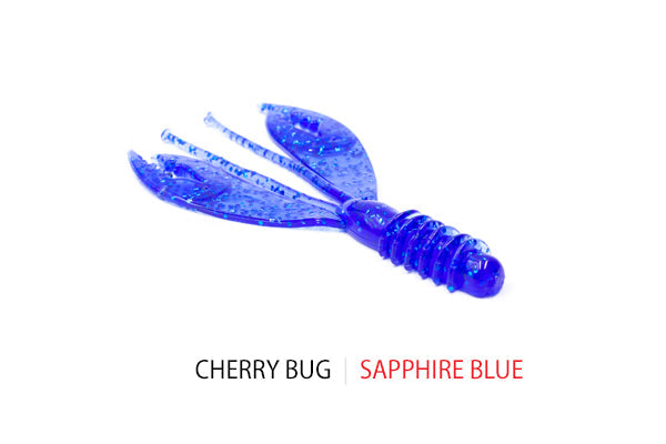 Soft Plastic Cherry Bug Cherry Bug / Sapphire Blue Cherry Bug