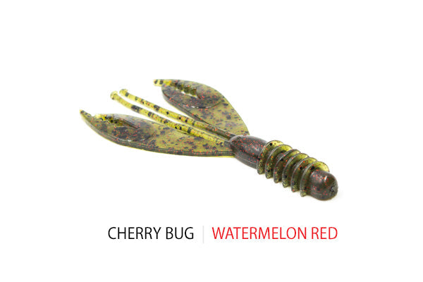 Soft Plastic Cherry Bug Cherry Bug / Watermelon Red Cherry Bug