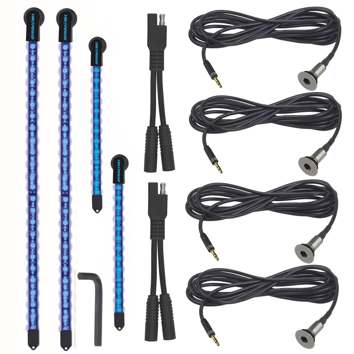 Electronics Complete LED Light Kit, 4-Piece Blue Complete LED Light Kit, 4-Piece