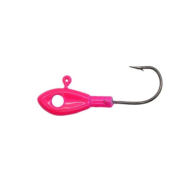 Baits Crappie Magnet Eye Hole Minnow Head 5 Pack Pink / 1/16 oz. Crappie Magnet Eye Hole Minnow Head | Pescador Fishing Supply