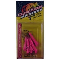 Baits Crappie Magnet Jig Heads Pink / 1/16 oz. Crappie Magnet Jig Heads | Pescador Fishing Supply