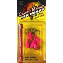 Baits Crappie Magnet Jig Heads Pink / 1/32 oz. Crappie Magnet Jig Heads | Pescador Fishing Supply