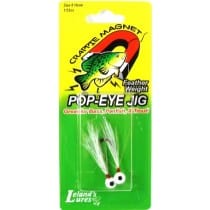 Baits Crappie Magnet Pop Eye Jig 1/16 oz. / White Crappie Magnet Pop Eye Jig | Pescador Fishing Supply