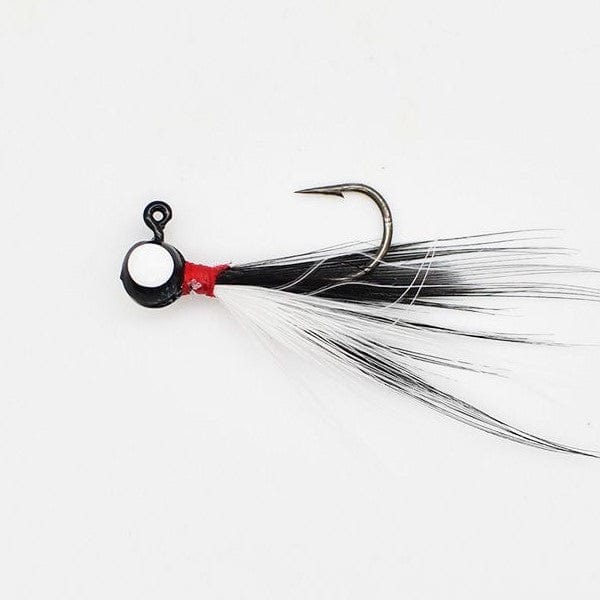 Baits Crappie Magnet Pop Eye Jig 1/16 oz. / White / Black Crappie Magnet Pop Eye Jig | Pescador Fishing Supply