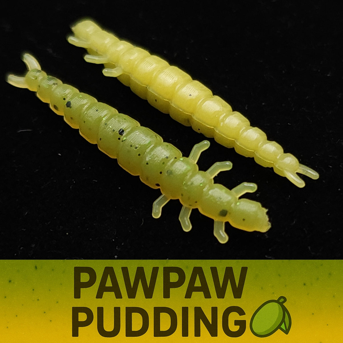 Soft Plastic Creek Life 1.3&quot; Stream Weaver Caddis Fly Larvae – 6 Pack PawPaw Pudding (8 Pack) Creek Life Stream Weaver Caddis Fly Larvae 1.3&quot; – Pescador Fishing Supply