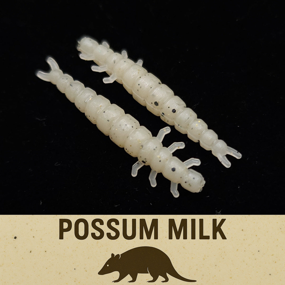 Soft Plastic Creek Life 1.3&quot; Stream Weaver Caddis Fly Larvae – 6 Pack Possum Milk (8 Pack) Creek Life Stream Weaver Caddis Fly Larvae 1.3&quot; – Pescador Fishing Supply