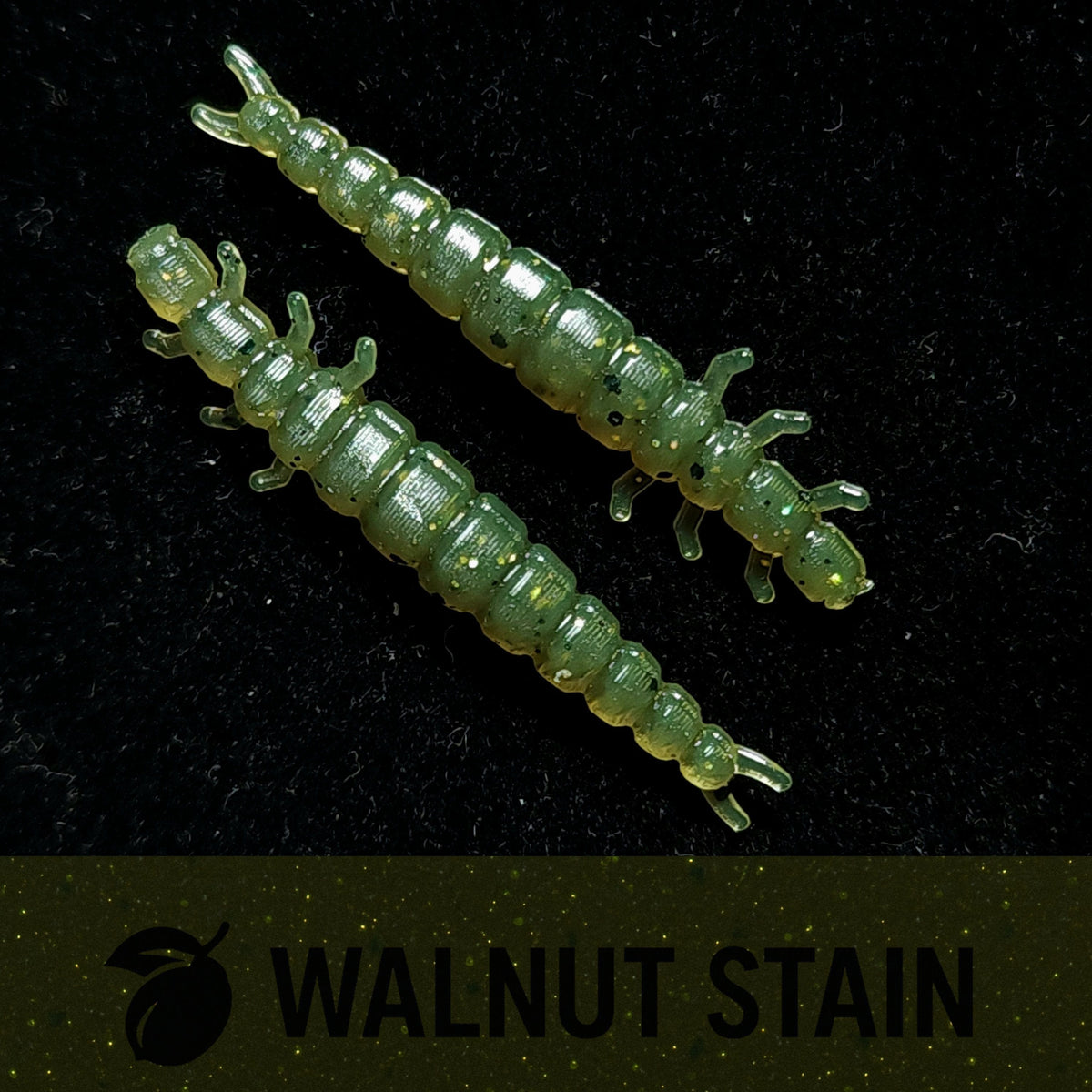 Soft Plastic Creek Life 1.3&quot; Stream Weaver Caddis Fly Larvae – 6 Pack Walnut Stain (8 Pack) Creek Life Stream Weaver Caddis Fly Larvae 1.3&quot; – Pescador Fishing Supply