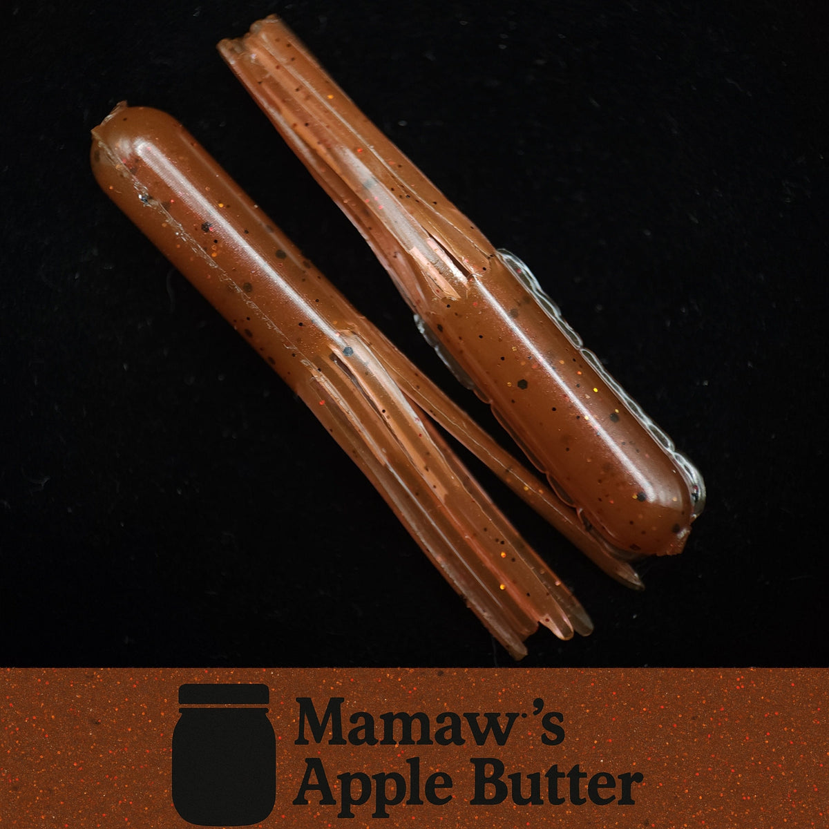Soft Plastic Creek Life 1.8&quot; Micro Hollow Tube &quot;Whisker-Doodle Dangleworm&quot; Mama&#39;s Apple Butter (8 Pack) Creek Life Whisker-Doodle Dangleworm 1.8&quot; Tube – Pescador Supply