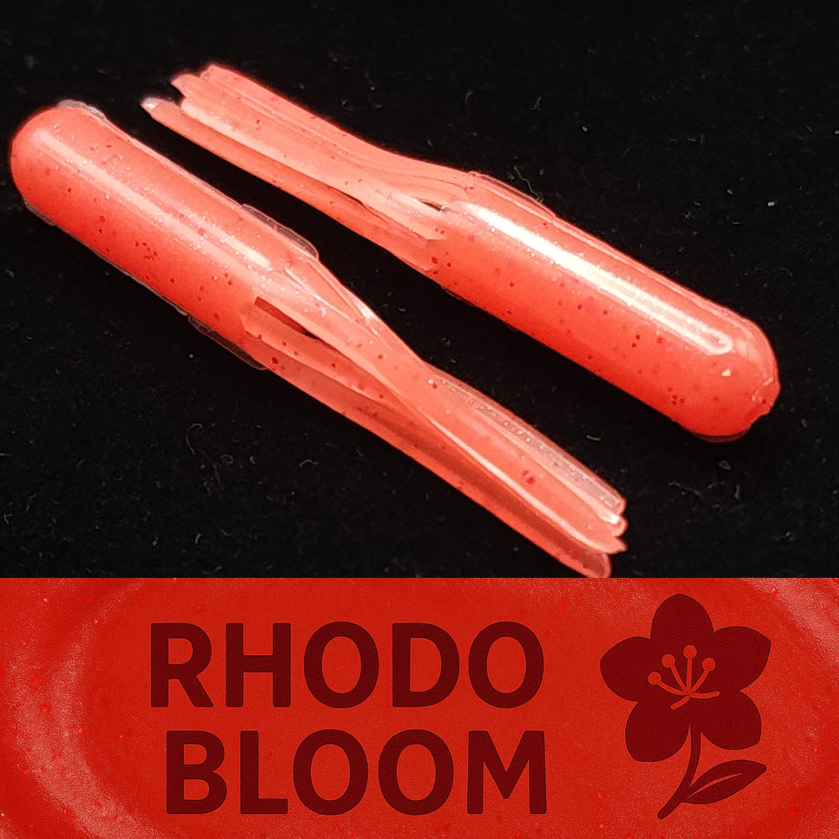 Soft Plastic Creek Life 1.8&quot; Micro Hollow Tube &quot;Whisker-Doodle Dangleworm&quot; Rhodo Bloom (8 Pack) Creek Life Whisker-Doodle Dangleworm 1.8&quot; Tube – Pescador Supply