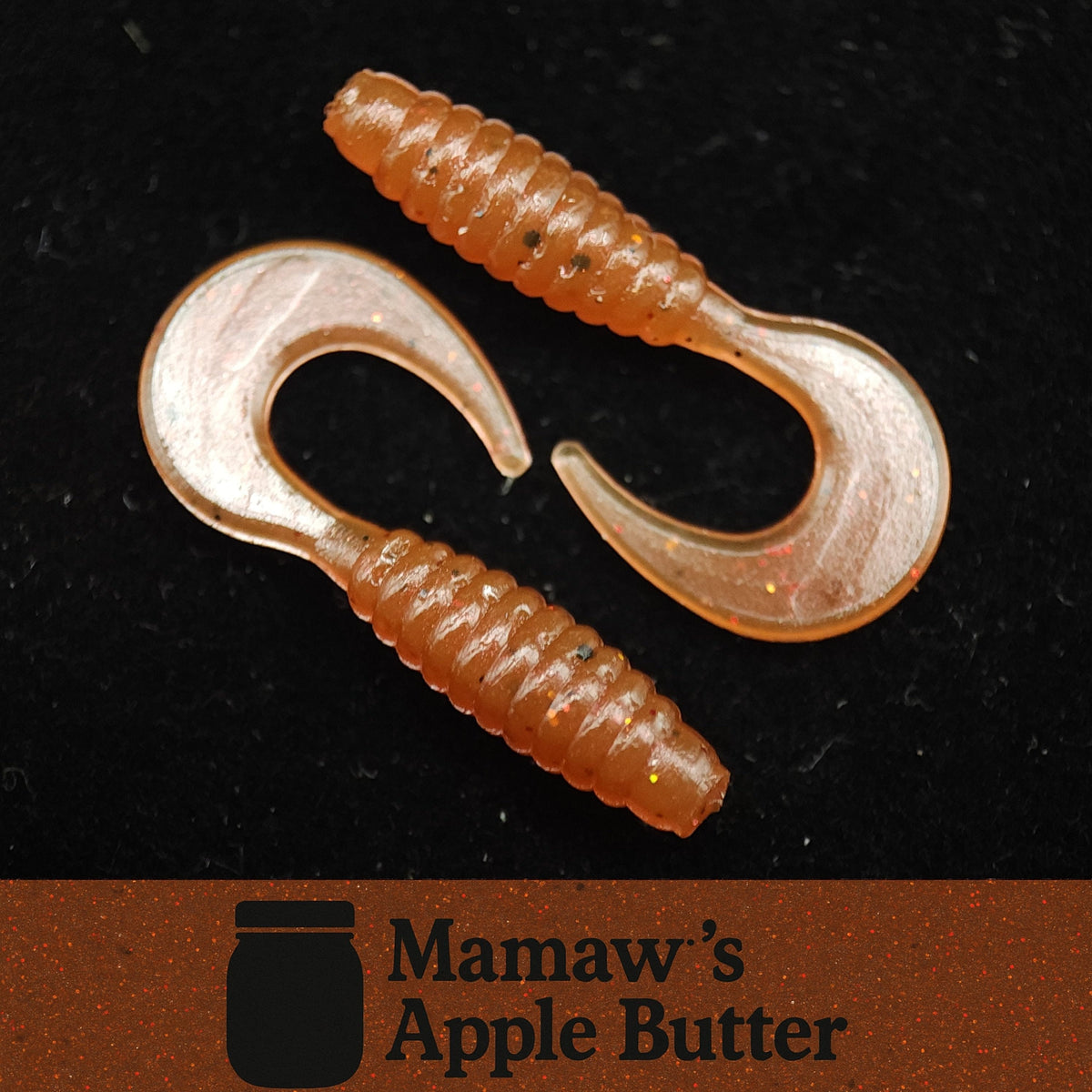 Soft Plastic Creek Life 1&quot; Micro Curl Tail Grub &quot;The Tennessee Twister&quot; – 8 Pack Mama&#39;s Apple Butter (8 Pack) Creek Life Tennessee Twister 1&quot; Curl Tail Grub – Pescador Fishing Supply