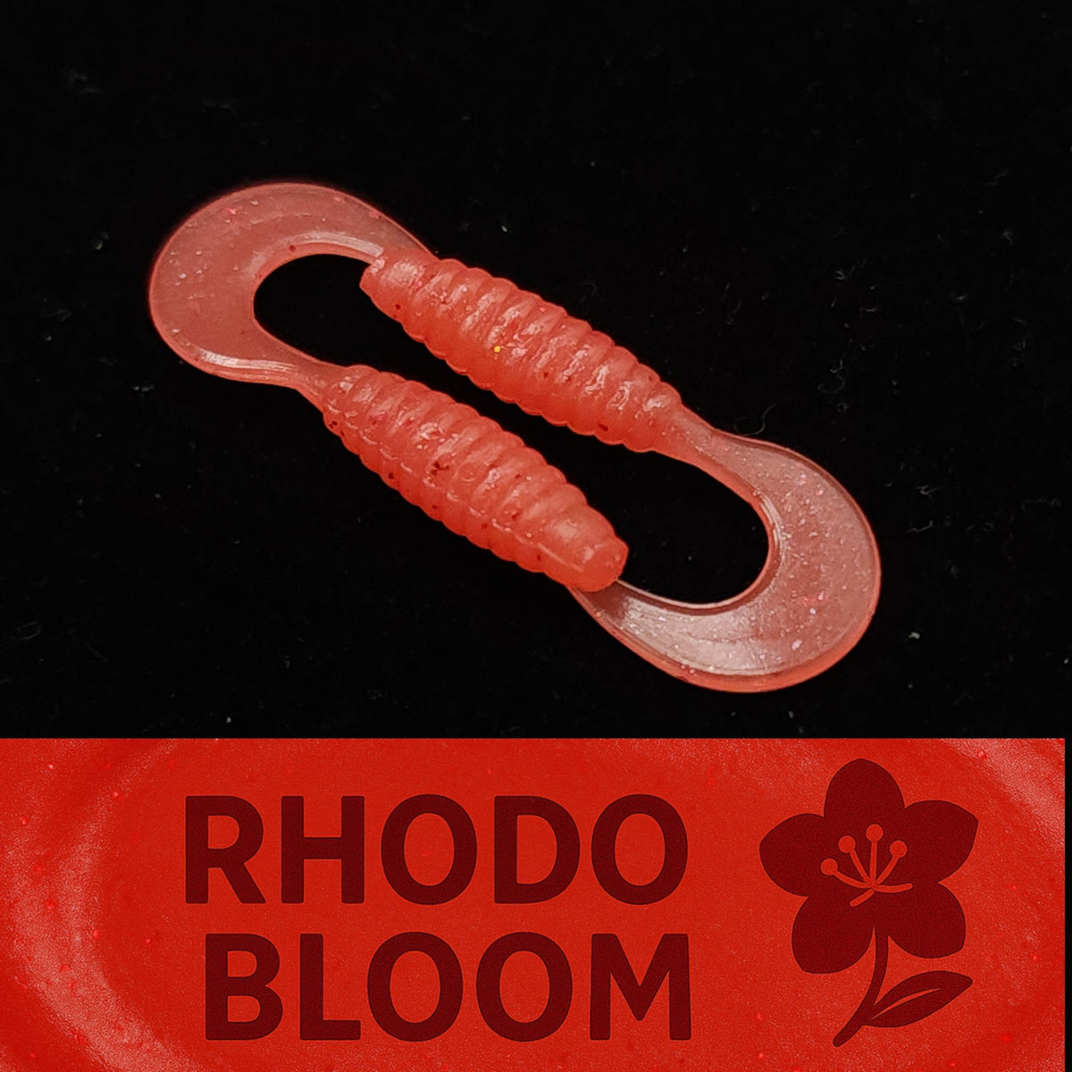 Soft Plastic Creek Life 1&quot; Micro Curl Tail Grub &quot;The Tennessee Twister&quot; – 8 Pack Rhodo Bloom (8 Pack) Creek Life Tennessee Twister 1&quot; Curl Tail Grub – Pescador Fishing Supply