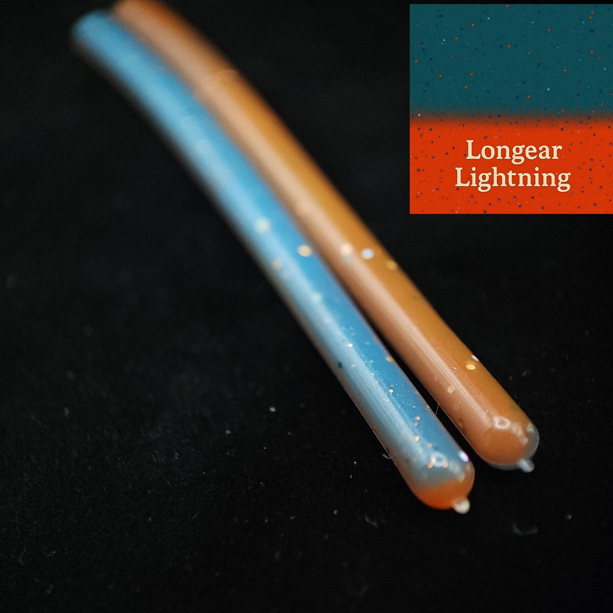 Soft Plastic Creek Life 2.9&quot; Trout Worm Appalachian Trout Tamer – 8 Pack Longear Lightning (8 Pack) Creek Life Appalachian Trout Tamer 2.9&quot; Worm – Pescador Fishing Supply