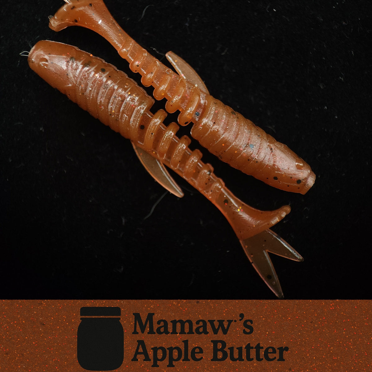 Soft Plastic Creek Life 2&quot; Micro Swimbait &quot;Tennessee Creek Shark&quot; – Jar of 20 Mama&#39;s Apple Butter (16 Pack) Tennessee Creek Shark 2&quot; Swimbait – Pescador Fishing Supply