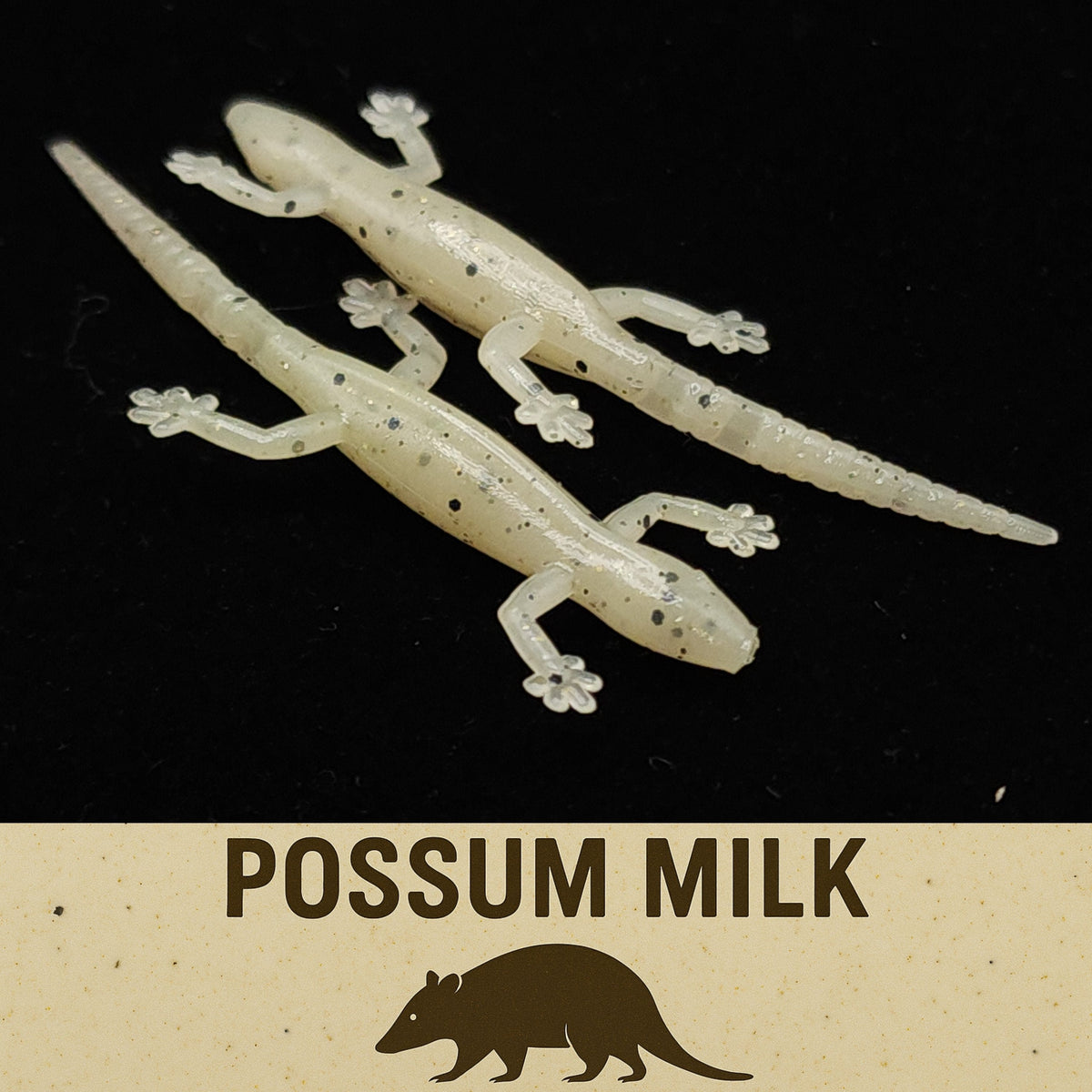 Soft Plastic Creek Life 2&quot; Salamander Moss Dweller – 6 Pack Possum Milk (6 Pack) Creek Life Moss Dweller 2&quot; Salamander – Pescador Fishing Supply