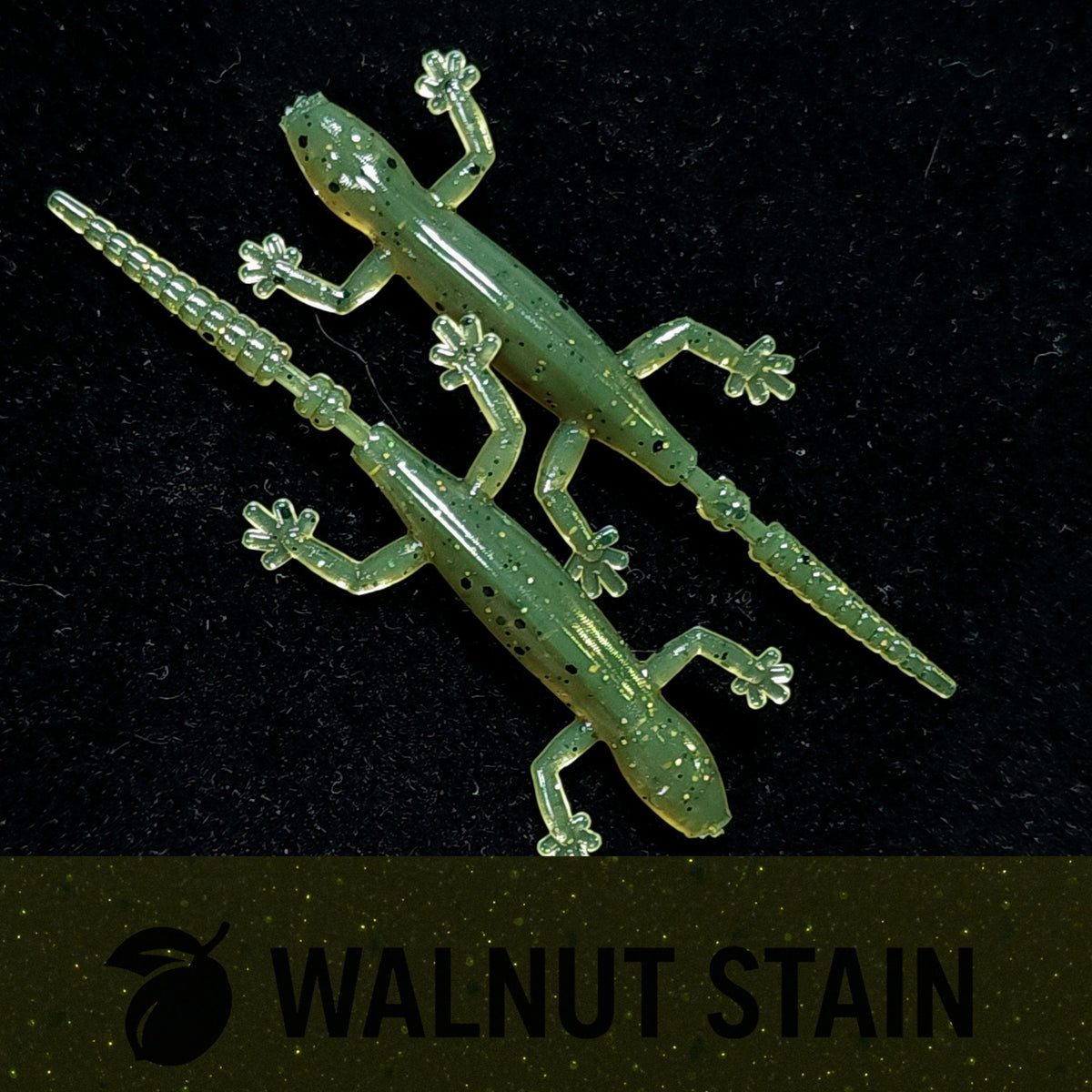Soft Plastic Creek Life 2&quot; Salamander Moss Dweller – 6 Pack Walnut Stain (6 Pack) Creek Life Moss Dweller 2&quot; Salamander – Pescador Fishing Supply