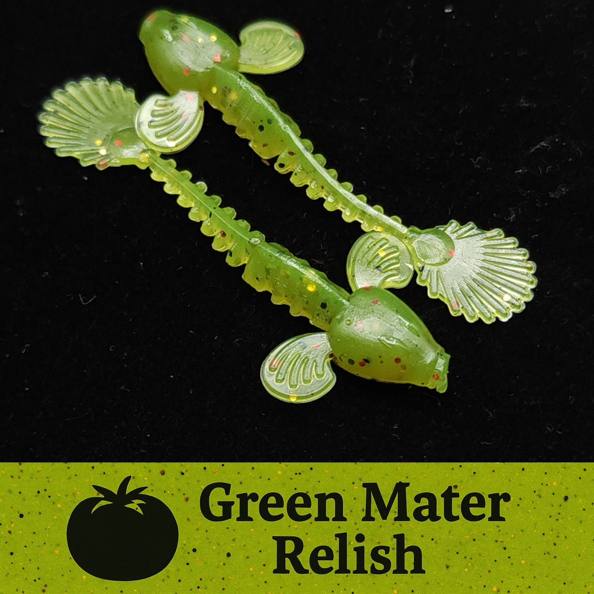 Soft Plastic Creek Life 2&quot; Sculpin Boulder Bandit – 16 Pack Green Mater Relish (16 Pack) Creek Life 2&quot; Boulder Bandit Sculpin – Pescador Fishing Supply