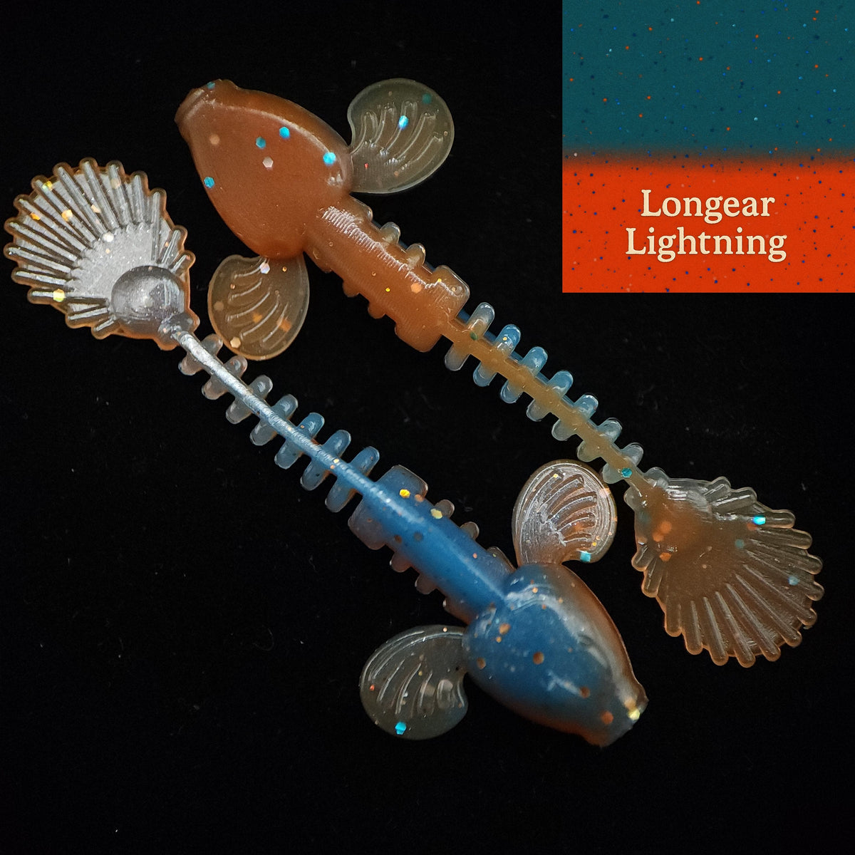 Soft Plastic Creek Life 2&quot; Sculpin Boulder Bandit – 16 Pack Longear Lightning (16 Pack) Creek Life 2&quot; Boulder Bandit Sculpin – Pescador Fishing Supply