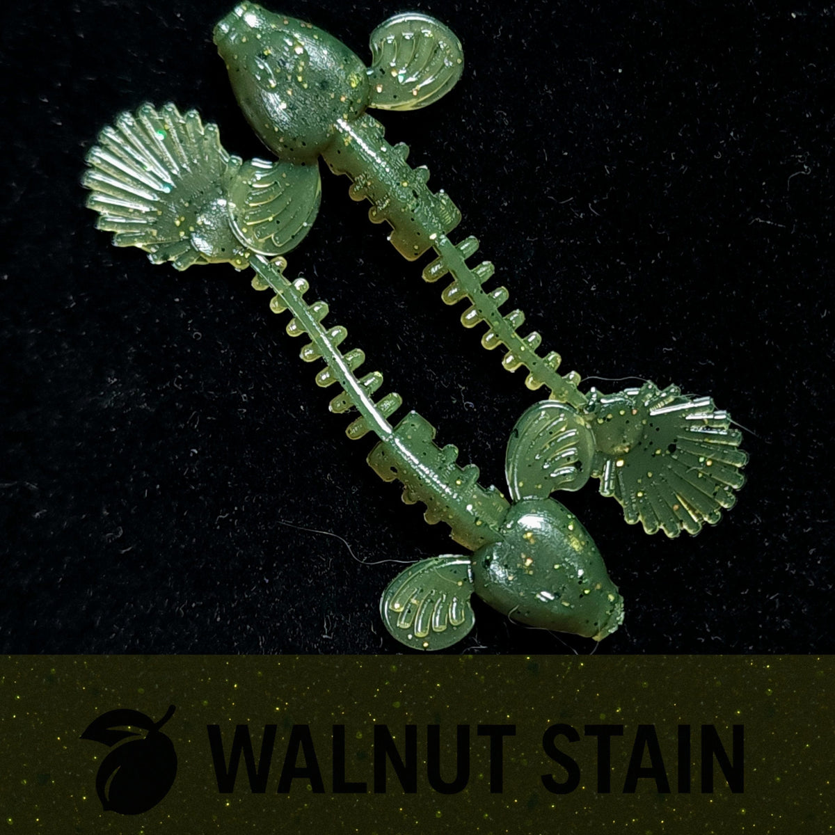 Soft Plastic Creek Life 2&quot; Sculpin Boulder Bandit – 16 Pack Walnut Stain (16 Pack) Creek Life 2&quot; Boulder Bandit Sculpin – Pescador Fishing Supply