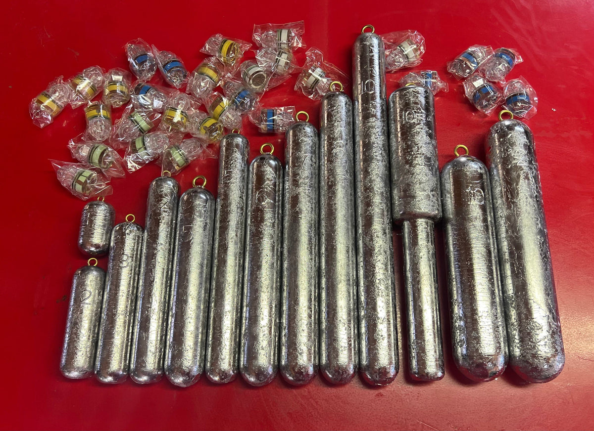 Fishing Deep Sea Fishing Weights - 1-12 lb Lead Deep Drop Sinkers Deep Sea Fishing Weights - 1-12 lb Lead Deep Drop Sinkers