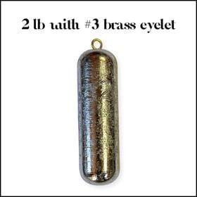 Fishing Deep Sea Fishing Weights - 1-12 lb Lead Deep Drop Sinkers 2 lb. Deep Sea Fishing Weights - 1-12 lb Lead Deep Drop Sinkers