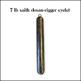 Fishing Deep Sea Fishing Weights - 1-12 lb Lead Deep Drop Sinkers 7 lb. Deep Sea Fishing Weights - 1-12 lb Lead Deep Drop Sinkers