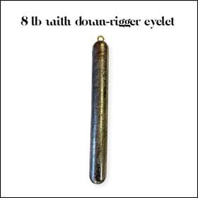 Fishing Deep Sea Fishing Weights - 1-12 lb Lead Deep Drop Sinkers 8 lb. Deep Sea Fishing Weights - 1-12 lb Lead Deep Drop Sinkers