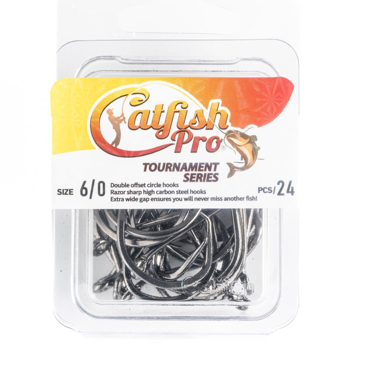 Catfish Hooks Double Offset Circle Hooks 6/0 24 Pack Double Offset Circle Hooks 6/0